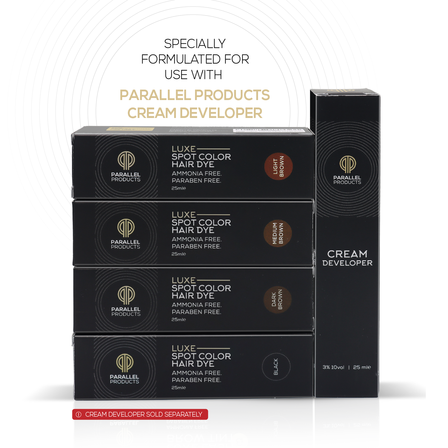 Parallel Products - Luxe Color (Medium Brown) - Cream Hair Dye